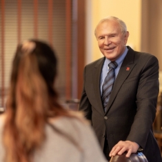 Senator Raymond Lesniak in New Jersey State Senate chambers